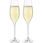 Holmegaard Cabernet Lines Champagne 29 Cl 2-pack - Champagneglas Glas Klar