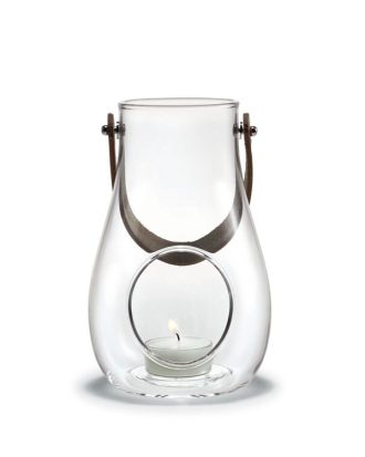 Holmegaard Design With Light Lanterna 16 Cm - Ljuslyktor Läder Klar