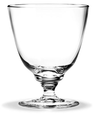 Holmegaard Flow Glas På Fot 35 Cl - Dricksglas Munblåst Glas Klar