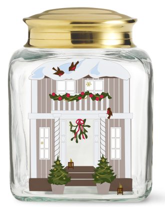 Holmegaard Kakburk 2022 - Förvaringsburkar & lock Mässing Multi