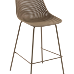 Kave Home - Pall Quinby sitthöjd 65 cm, 4-pack - Brun