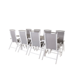 Venture Home - Matgrupp Albany med 8st matstolar Albany - Grå