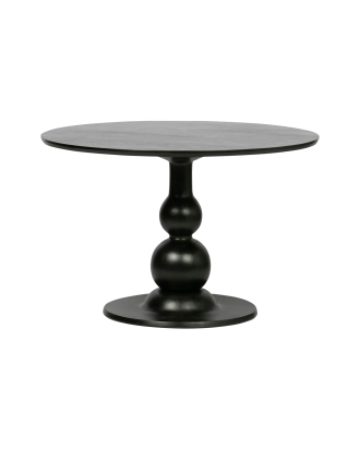 BePureHome - Matbord Blanco Ø120cm - Svart