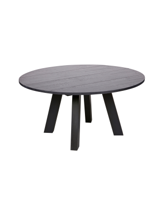 WOOOD - Matbord Rhonda Ø150 - Svart