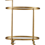 BePureHome - Serveringsvagn m hjul Push - Mässing