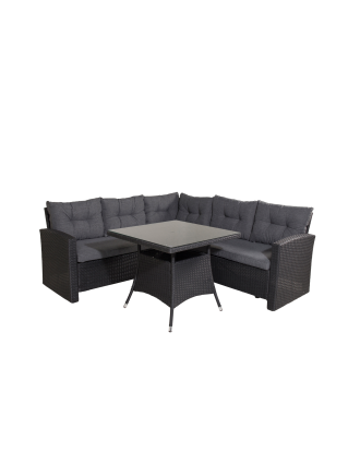 Venture Home - Lounge Set Watford - Svart