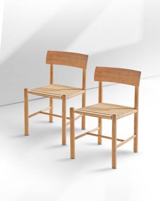 Pastill - Ines stol i 2-pack - Brun