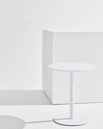 Pastill - Margot runt sidobord ø 45 cm - Grå