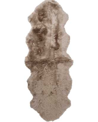 Skinnwille - Fårskinn Gently Dubbelt - Brun