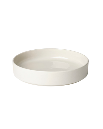 Blomus - Tallrik Djup Pilar Ø20 cm - Vit