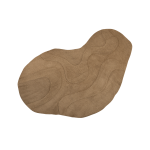 WOOOD - Matta Alya 170x240 cm - Brun - 170X240