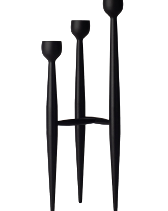 Spring Copenhagen - Ljusstake Apollo 32 cm - Svart