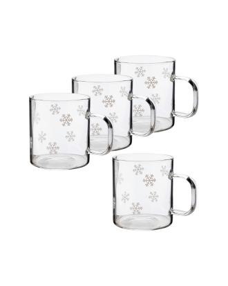 Dorre - Glasmugg Isa 4-pack - Transparent