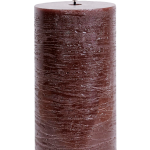 Uyuni - LED Blockljus UYUNI 7,8x15 cm - Brun