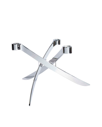 Uyuni - Ljusstake Lightarch Mini 3 Armar - Krom