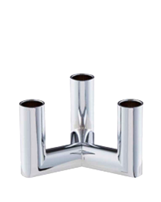 Uyuni - Ljusstake Matrix Mini 3 Armar - Krom