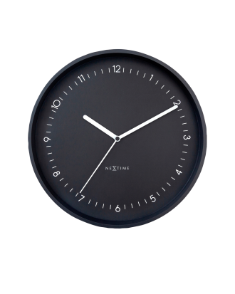 NeXtime - Väggklocka Berlin 30 - Svart