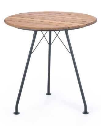 Houe Circum Bord 74 Cm /bambu - Utebord & Trädgårdsbord Stål Svart