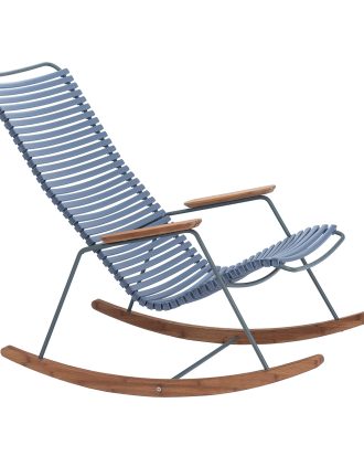 Houe Click Gungstol /grå - Utefåtöljer Plast Pigeon Blue