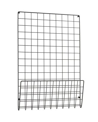 House Doctor Mesh Anslagstavla - Tapeter & Väggdekorer Stål Svart