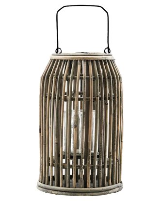 House Doctor Ova Ljuslykta 20x32 Cm e - Ljuslyktor Glas Natur