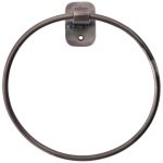 House Doctor Pati Handduksring Ø20 Cm Black Antique - Handdukshållare Rostfritt Stål Svart