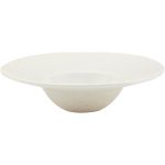 House Doctor Pion Pastatallrik 25 Cm Vit / - Pastatallrikar Stengods Grå