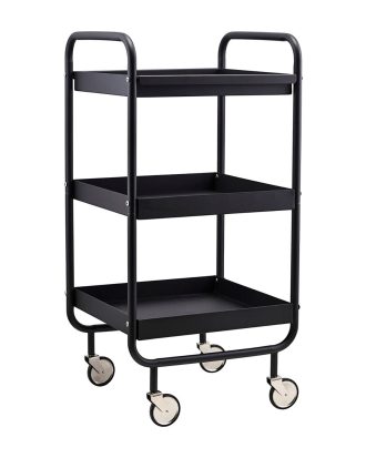 House Doctor Roll Rullvagn - Rullvagnar & Serveringsvagnar Stål Svart