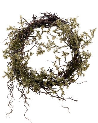 House Doctor Wild Moss Krans Ø47 Cm - Juldekorationer Järn Natur