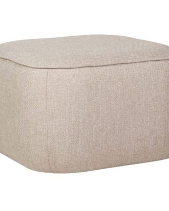 Hübsch Cube Sittpuff - Sittsäckar & Sittpuffar Polyester Sand