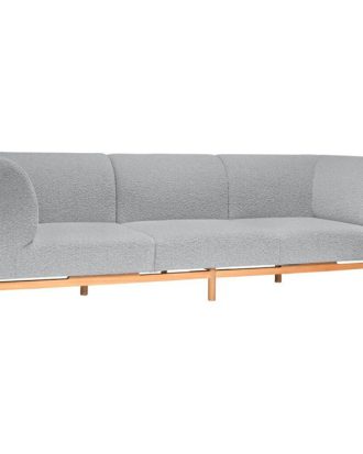 Hübsch Moment Soffa 3-sits - 3-sitssoffor Polyester Grå