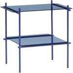 Hübsch Niche Sidobord - Sidobord & Avlastningsbord Järn Blå