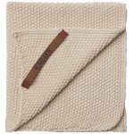 Humdakin Knitted Dish Cloth- Coal Disktrasa - Disktrasor, Diskborstar & Diskställ Ekologisk Bomull Light Stone