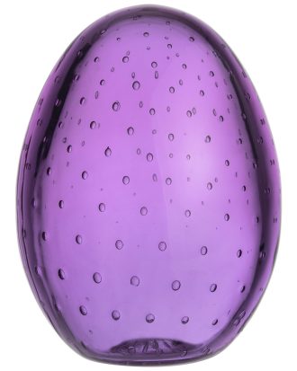 Iittala Birds By Toikka Årsägg 2021 - Konstglas Munblåst Glas Amethyst