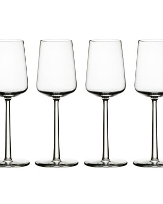Iittala Essence Vitvins 33 Cl 4-pack - Vinglas Glas Klar