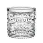 Iittala Kastehelmi Burk 11,4x11,6 Cm - Förvaringsburkar & lock Glas Klar