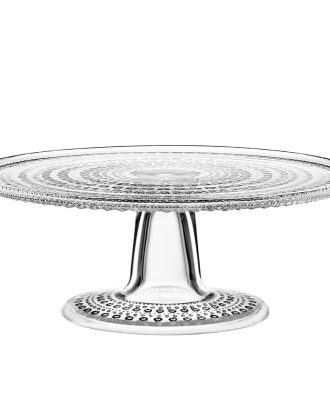 Iittala Kastehelmi Kakfat Ø24 Cm - Kakfat, Tårtfat & Kupor Glas Klar