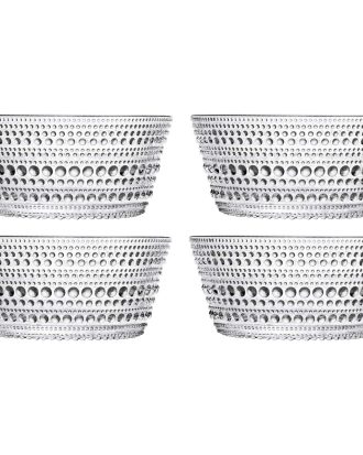 Iittala Kastehelmi Skål 23 Cl 4-pack - Serveringsskålar Glas Klar