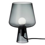 Iittala Leimu Bordslampa 24 Cm - Bordslampor Munblåst Glas Grå