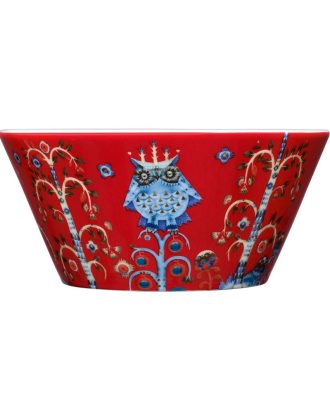 Iittala Taika Skål 60 Cl - Serveringsskålar Porslin Röd