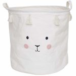 Jabadabado Förvaringskorg Bunny - Småförvaring barn Polyester Vit