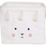 Jabadabado Förvaringskorg Liten Bunny - Småförvaring barn Bomull Vit