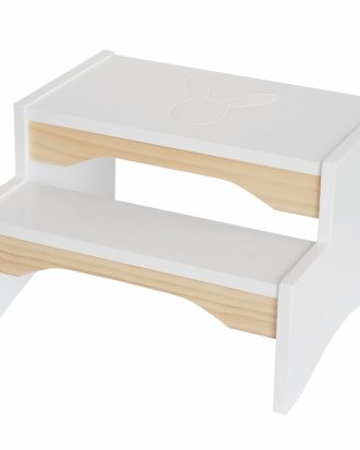 Jabadabado Stegpall - Barnstolar Trä Vit