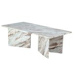 Jakobsdals Geisli Soffbord 120x60 Cm - Soffbord Marmor Beige