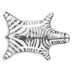 Jonathan Adler Carnaby Zebra Fat - Serveringsskålar Porslin Silver