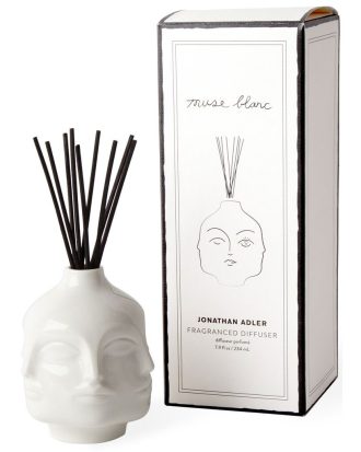 Jonathan Adler Muse Blanc Doftpinnar Med Behållare - Doftljus Porslin Vit
