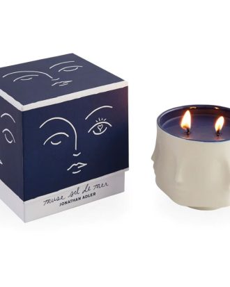 Jonathan Adler Muse Sel De Mer Doftljus - Doftljus Porslin Blå