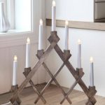 Star Trading - Adventsljusstake Rut - Brun