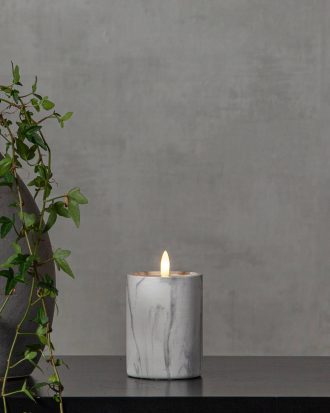 Star Trading - FLAMME MARBLE blockljus LED 12