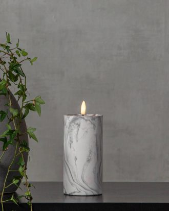 Star Trading - FLAMME MARBLE blockljus LED 17